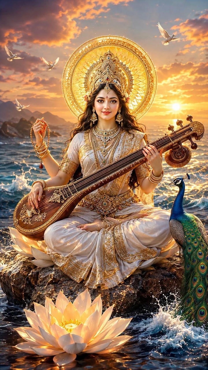 goddess saraswati pic