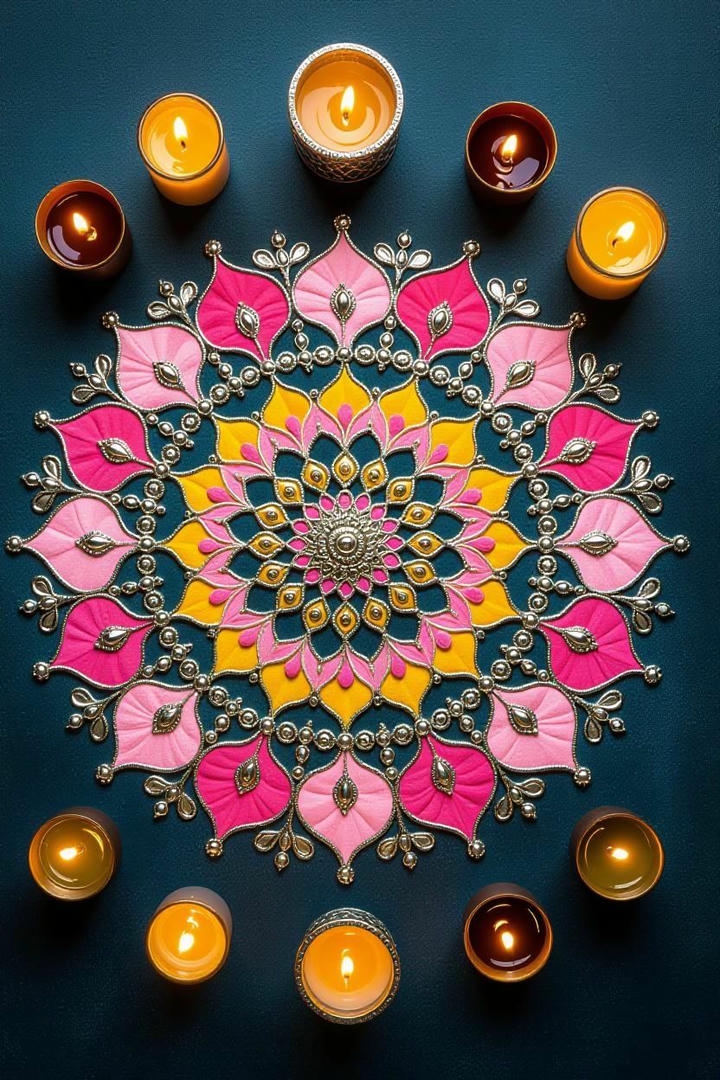 latest rangoli design for diwali easy and beautiful