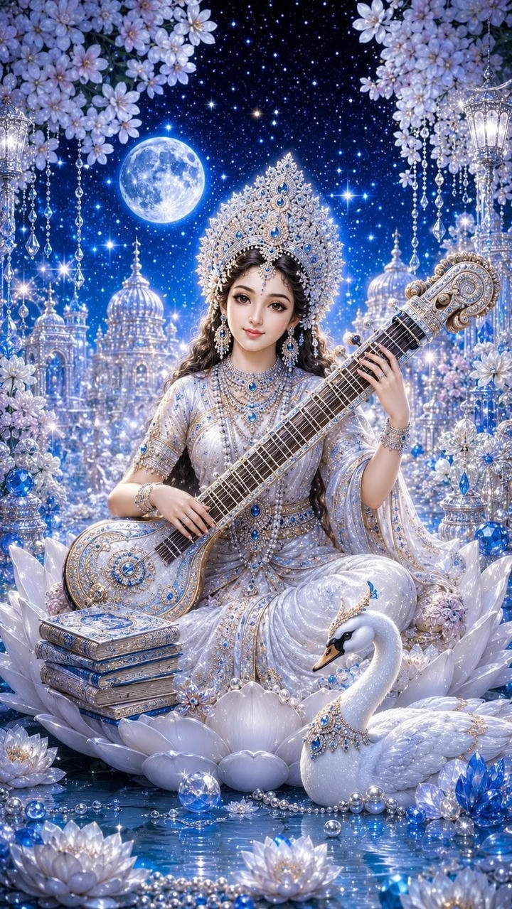 maa saraswati photo HD