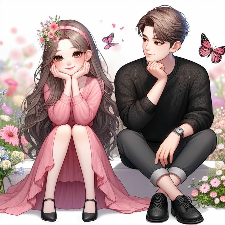 matching cute couple dp for instagram
