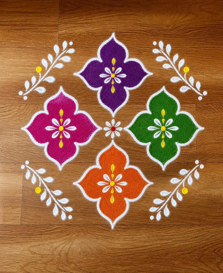 new rangoli designs easy 2026