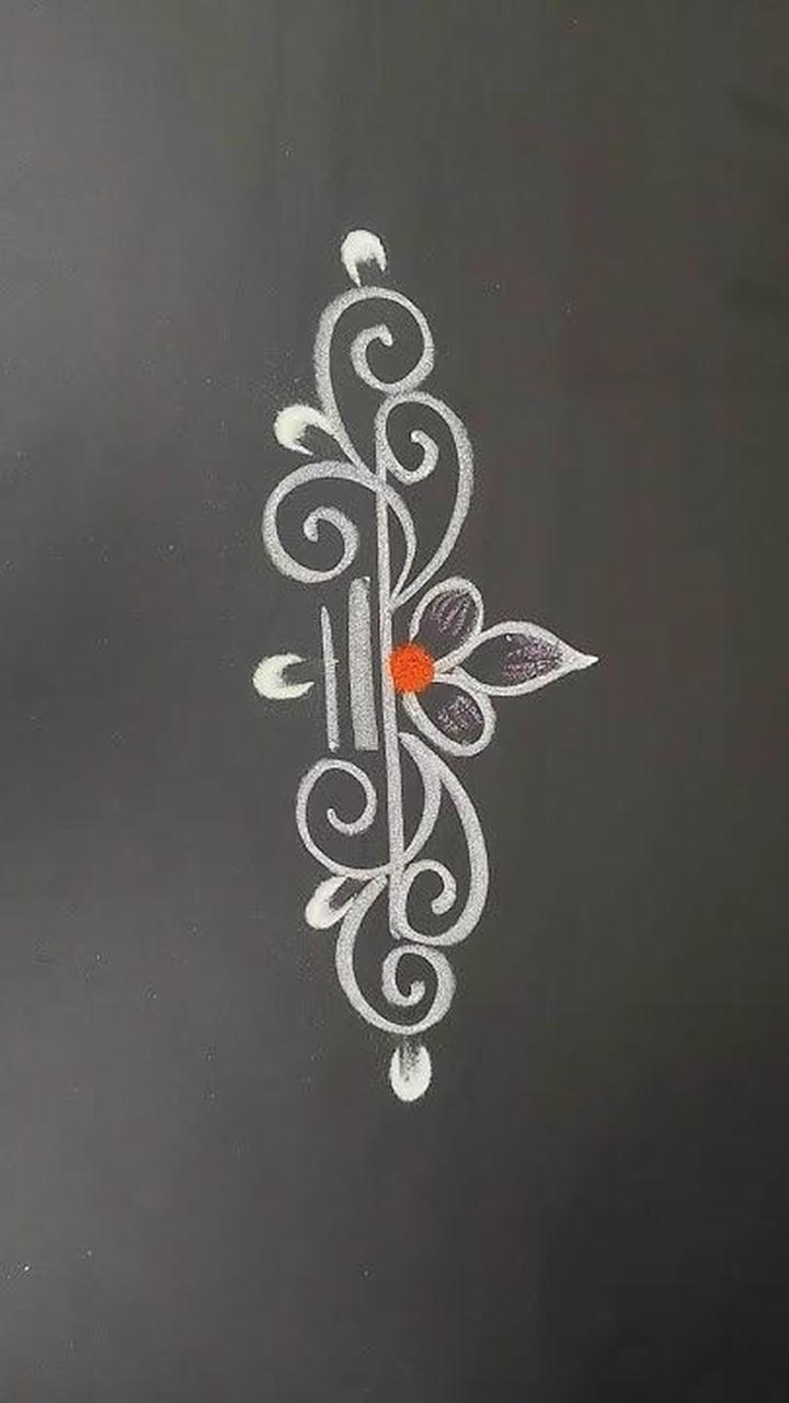 new rangoli designs easy peacock