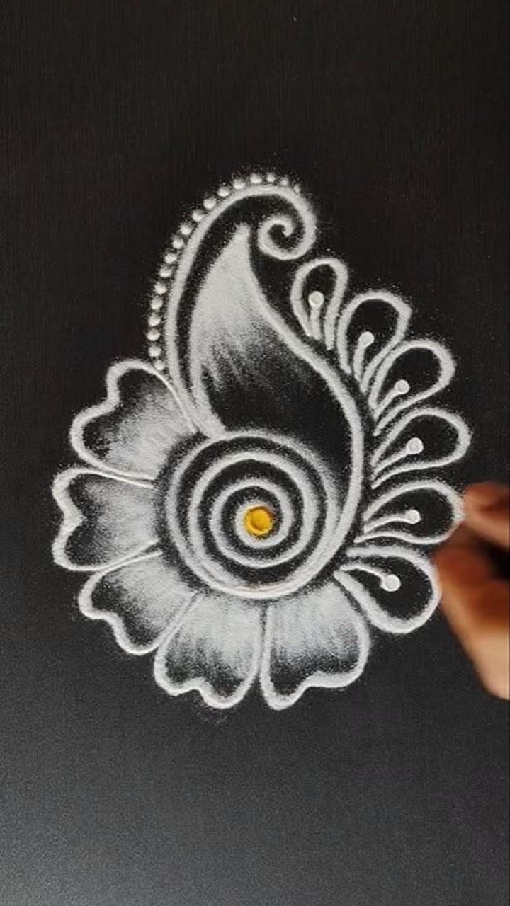 new rangoli designs easy step by step
