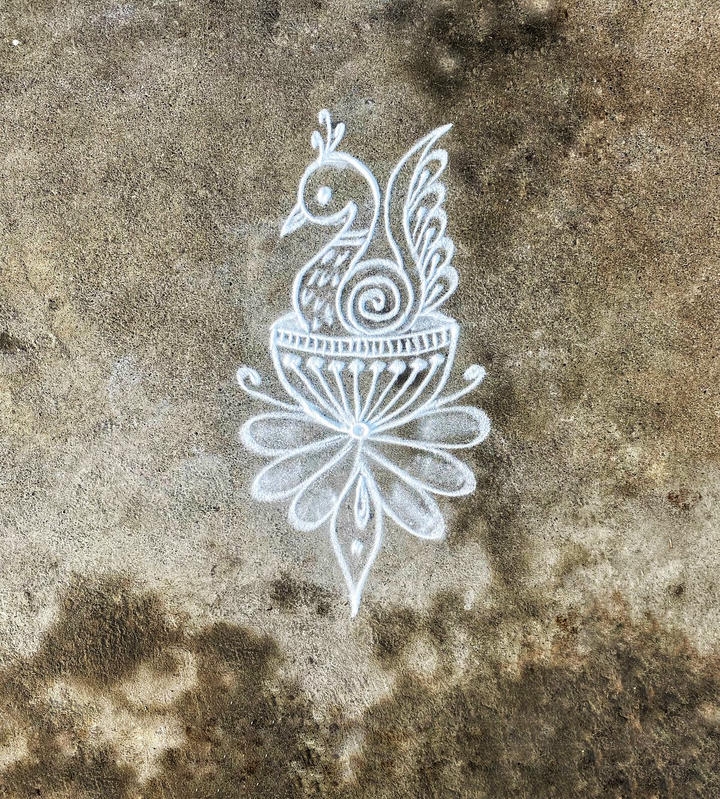 new rangoli designs easy without dots