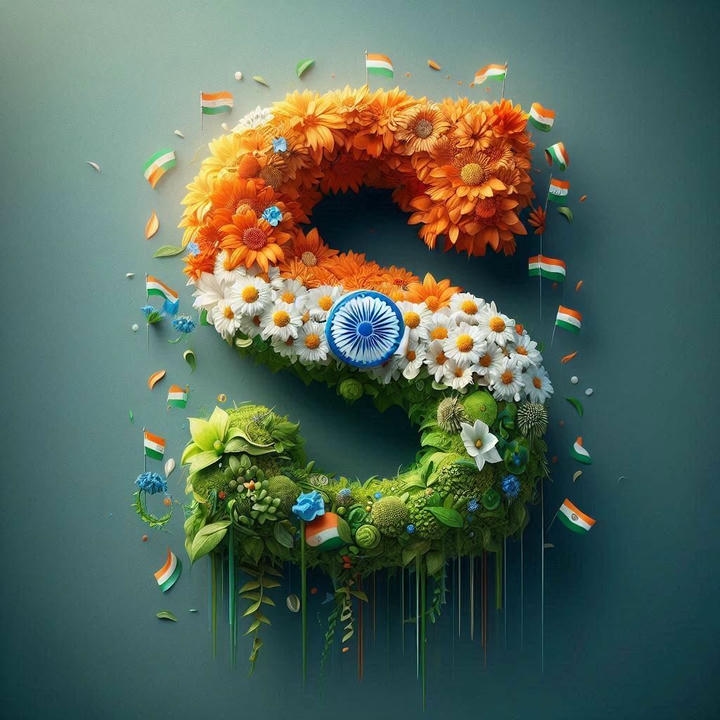 s alphabet tiranga dp