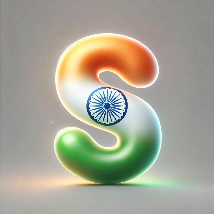 s letter indian flag dp