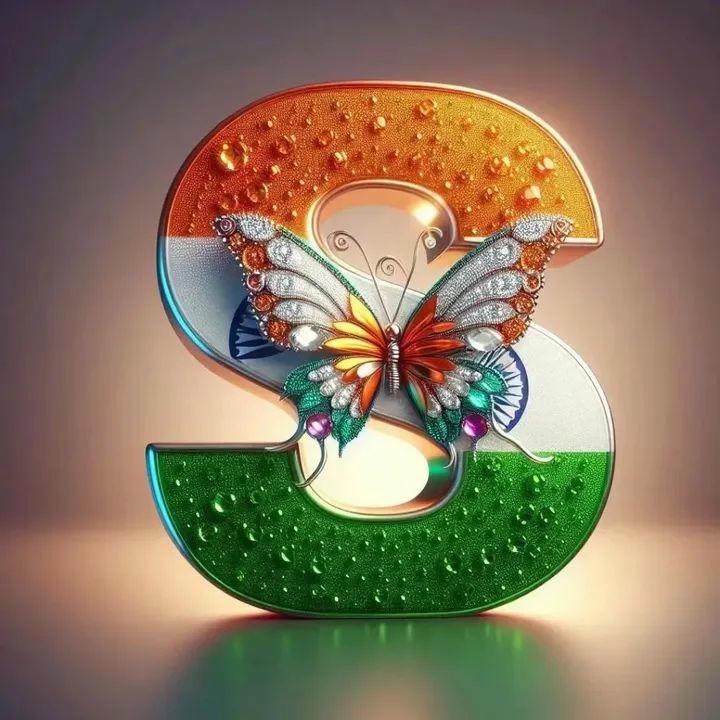 s letter tiranga dp