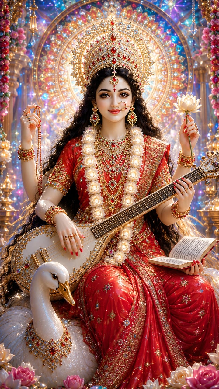saraswati maa HD pic