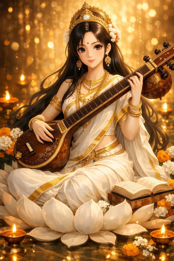 saraswati maa photo for phone