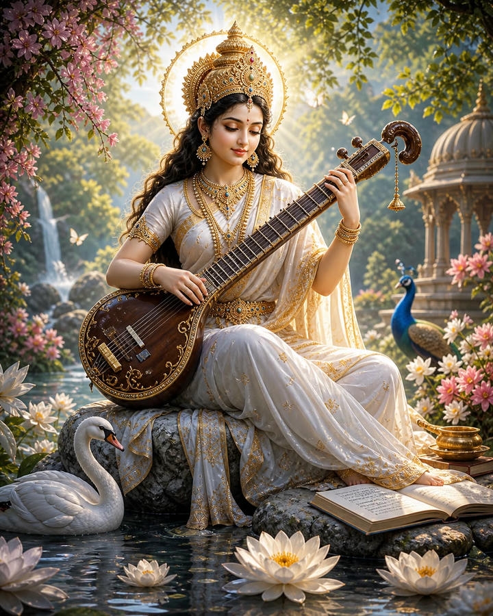 saraswati maa photo