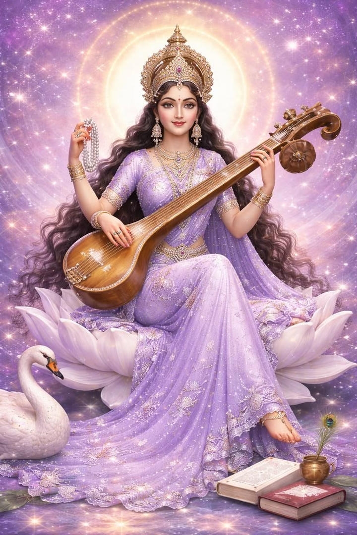 saraswati maa pic 4k