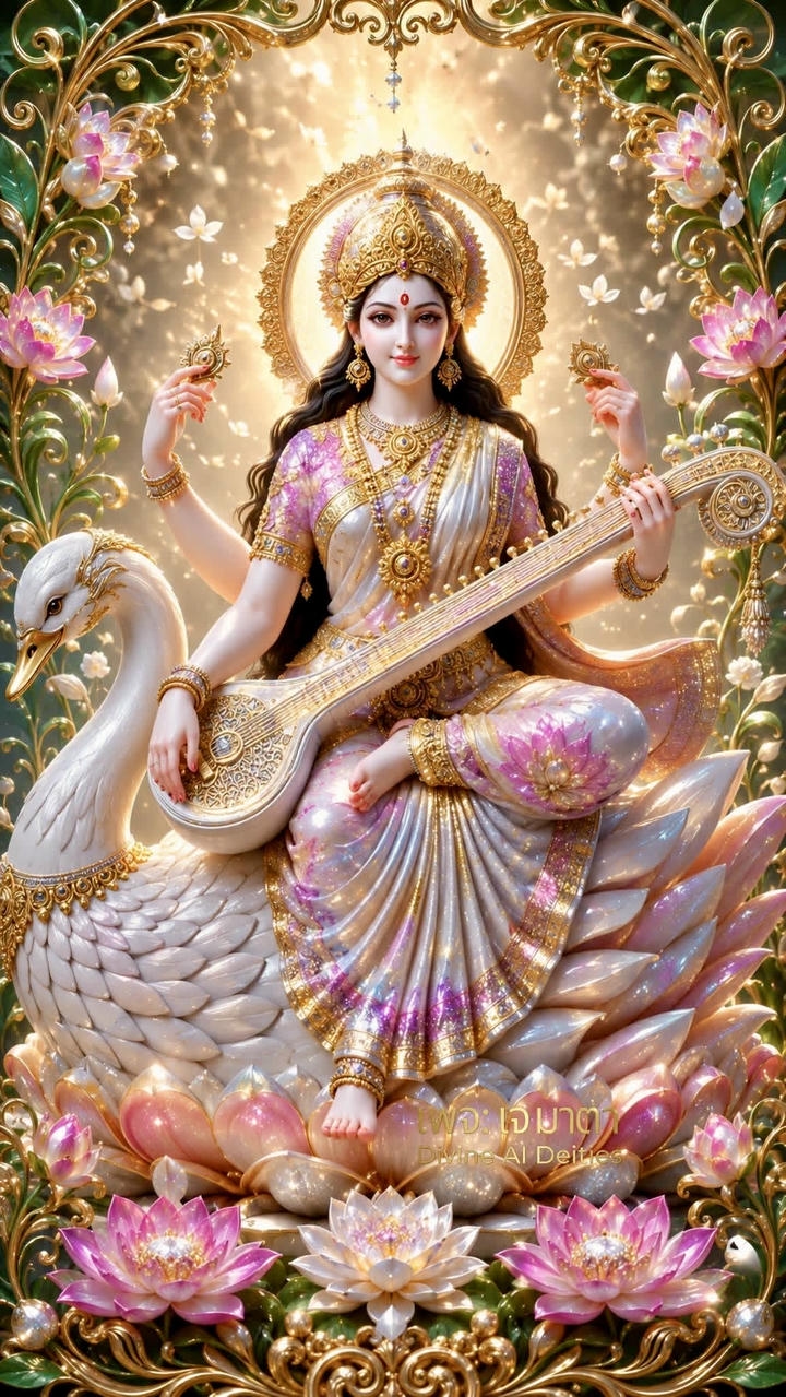 saraswati maa wallpaper