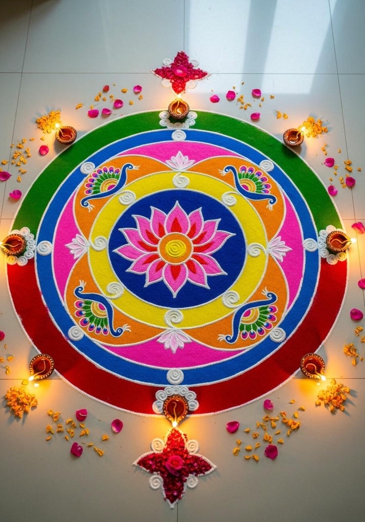 small rangoli design photo
