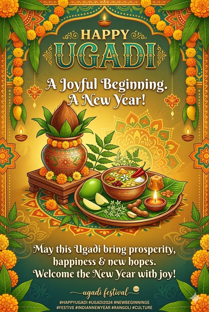 ugadi festival greeting images