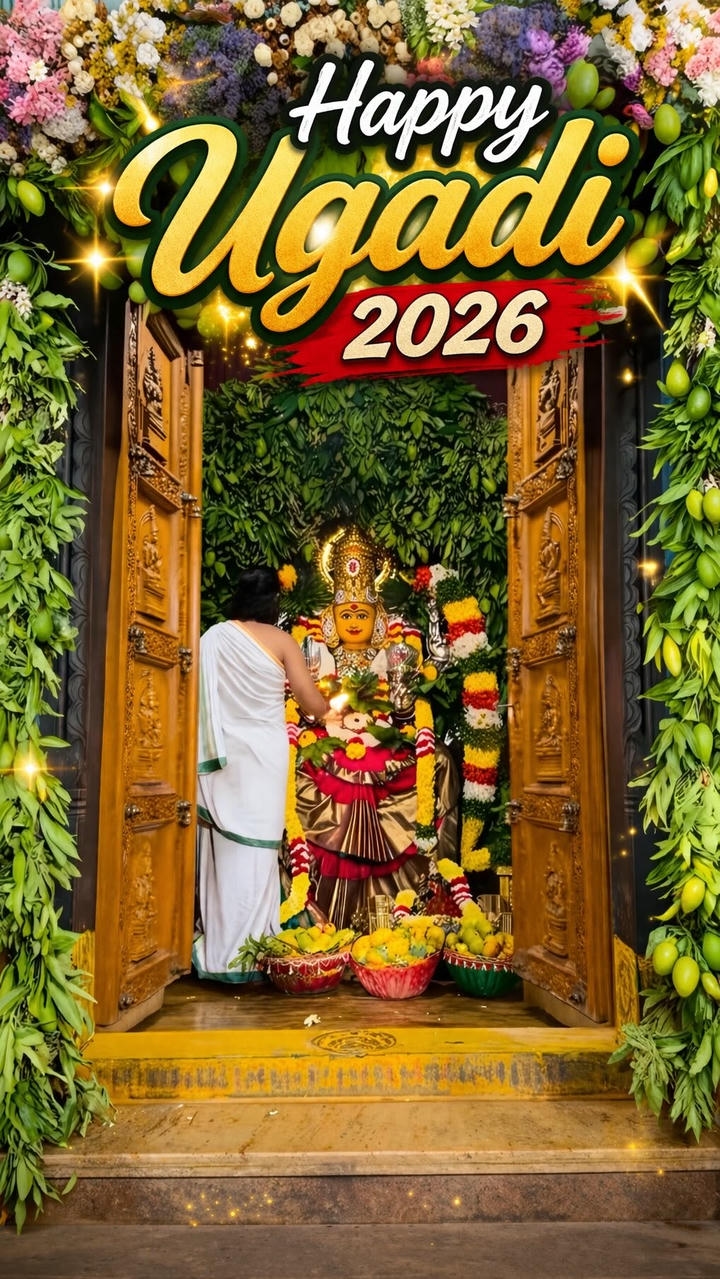 ugadi festival poster