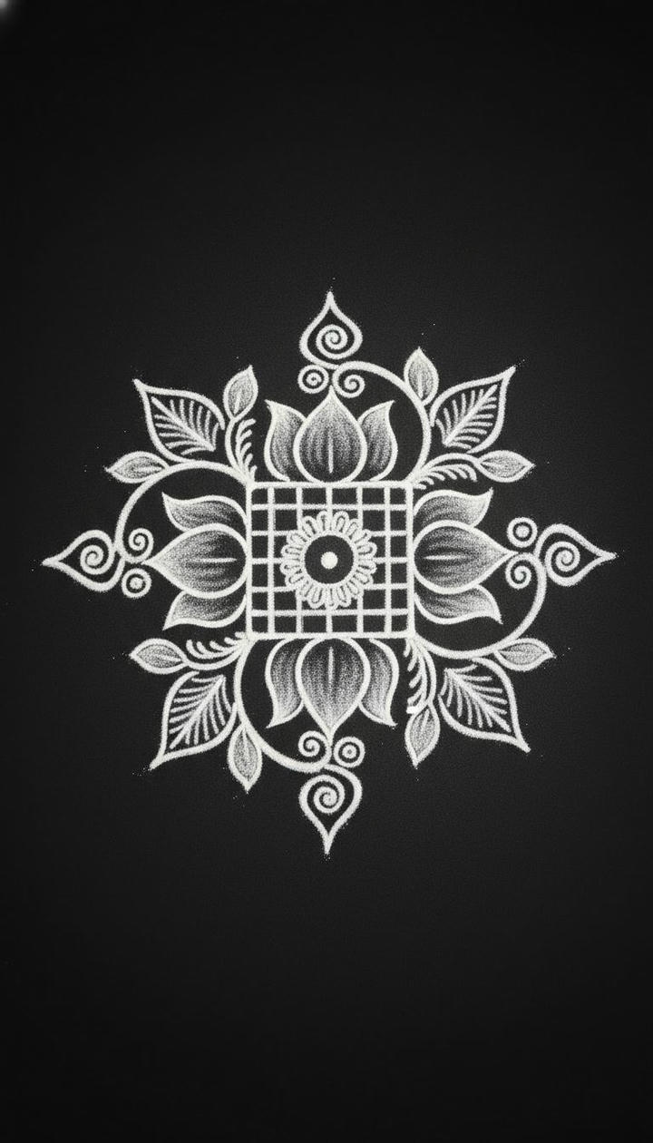 unique dasara rangoli designs